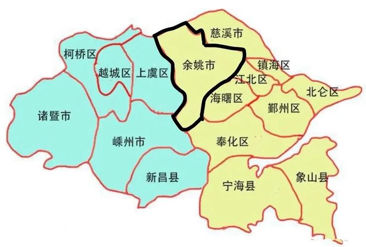 浙江余姚地图(浙江余姚位置图片)