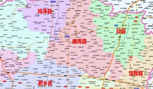 曲周地图(邯郸市曲周县地图)