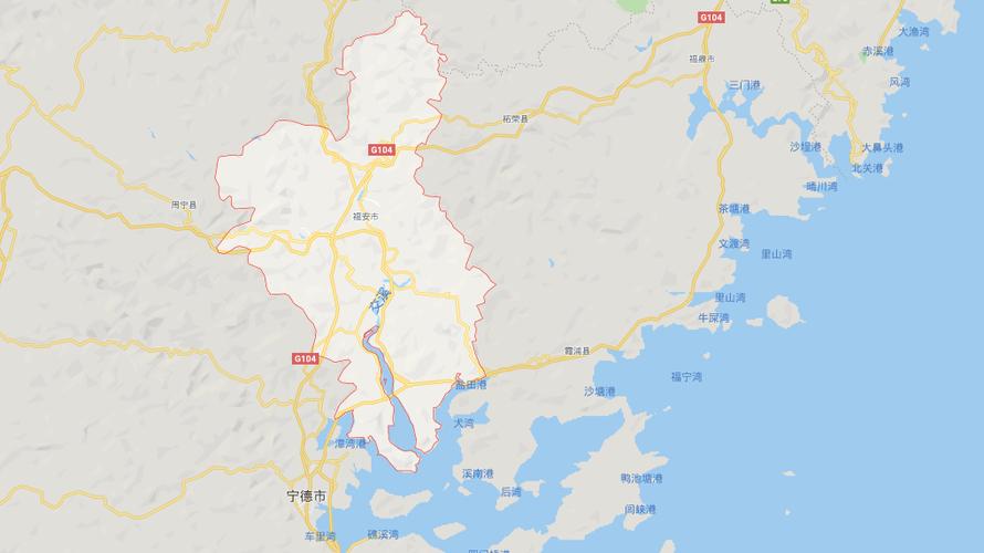 福安地图(福建福安地图)