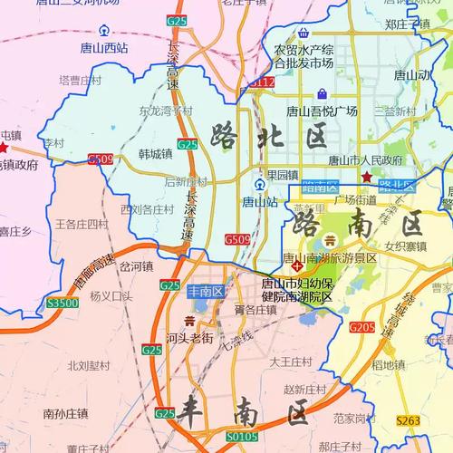 河北省唐山市地图(河北省唐山市地图最新版全图)