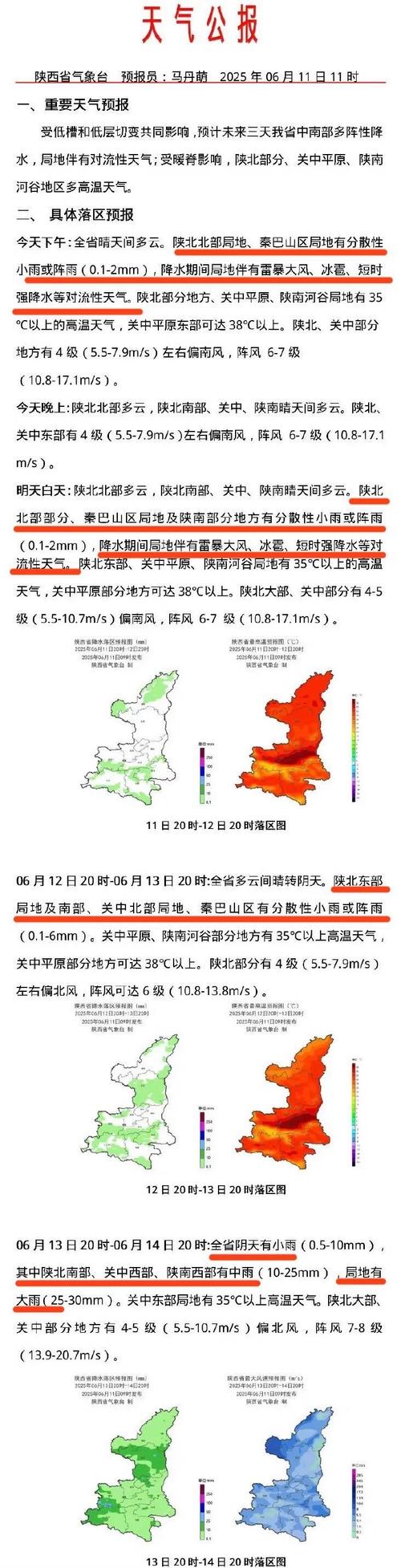 陕西天气预报(陕西天气预报最新)