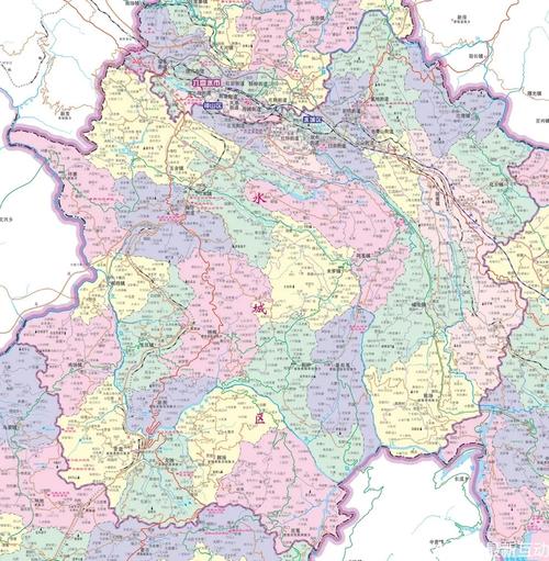 水城县地图(水城县地形图)