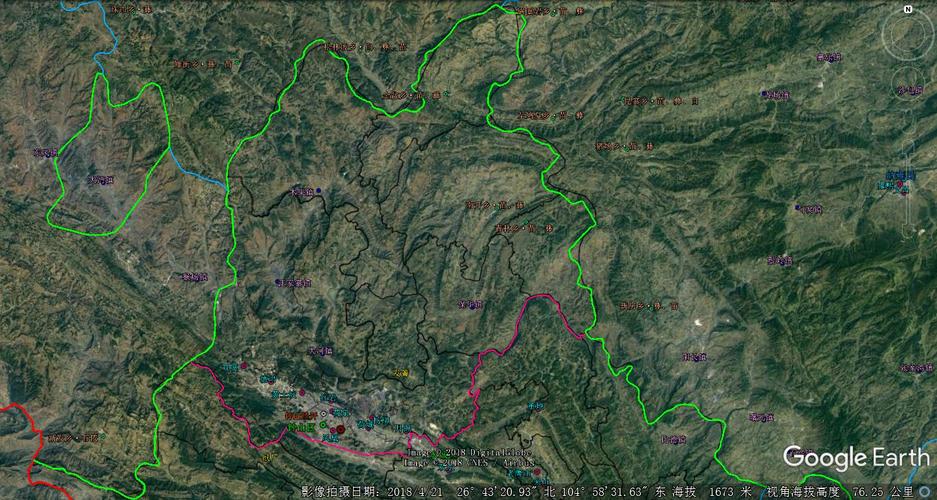水城县地图(水城县地形图)