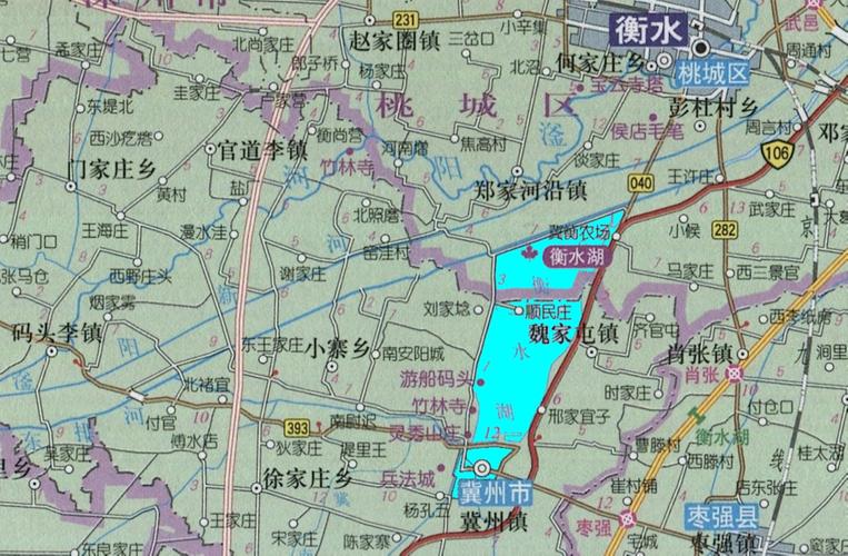 衡水湖地图(衡水湖地图俯瞰图)