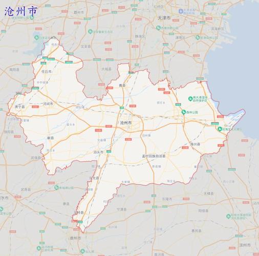 沧州市地图（沧州市地图全图可放大）