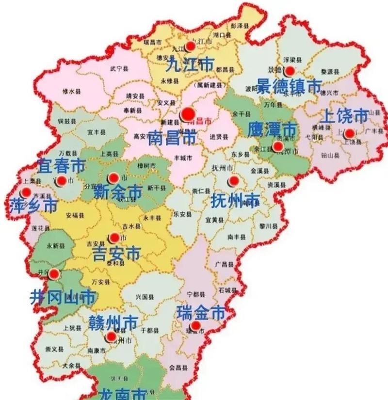 江西电子地图（江西地图册）