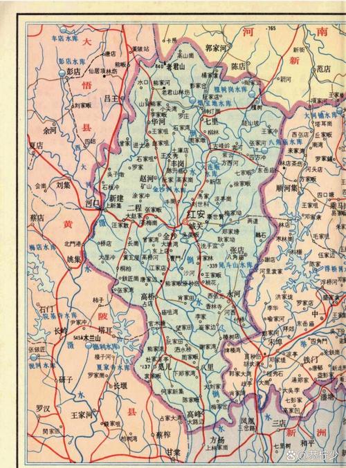 红安县地图(红安县县城地图)