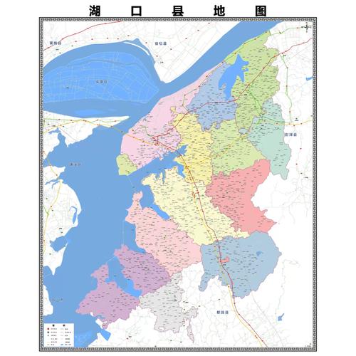 湖口县地图(湖口县地形图)