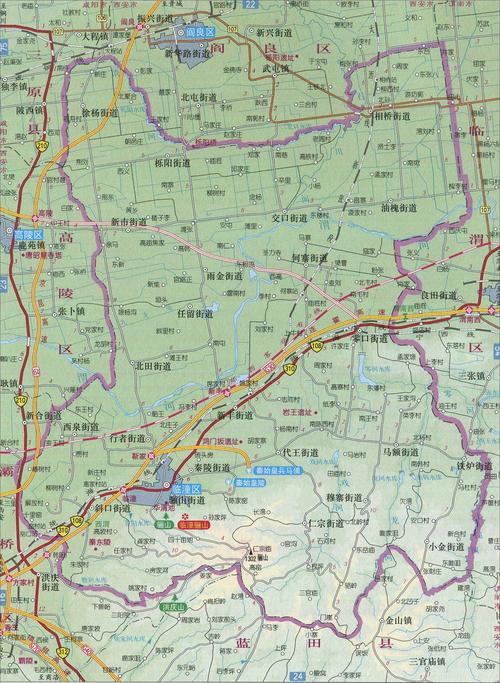 临潼地图(临潼地图位置)