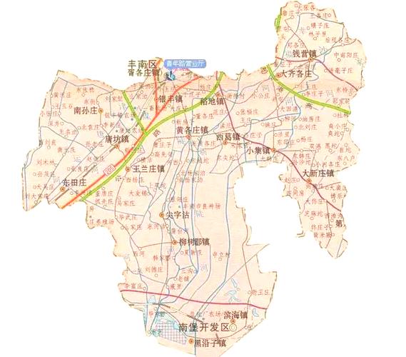 丰南地图(丰南的地图)