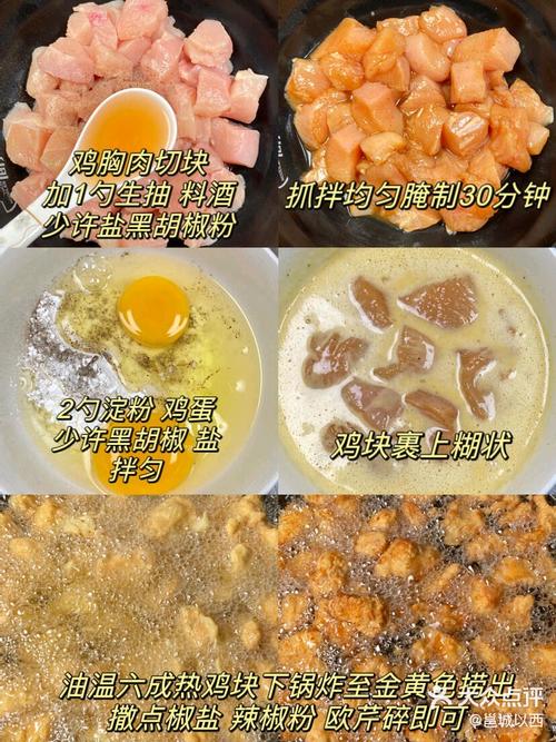 炸鸡块的做法（炸鸡块的做法和腌制过程视频）