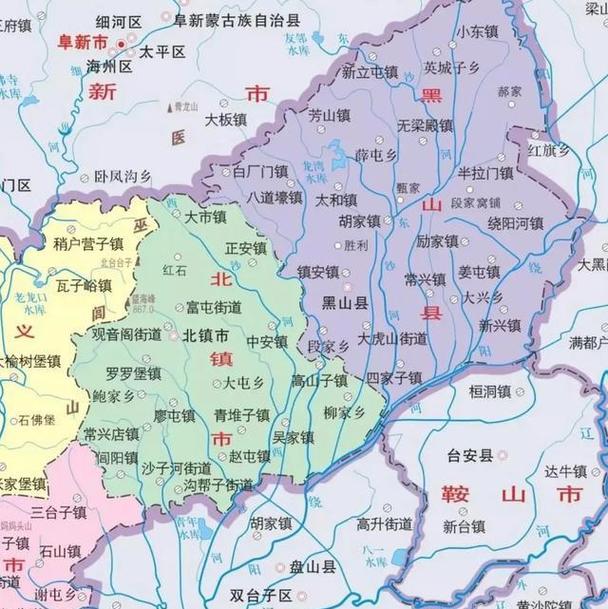 北镇地图(新余市水北镇地图)