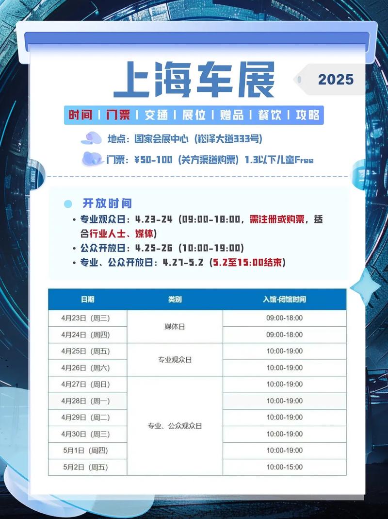 上海车展2021门票(2021上海车展门票价格)