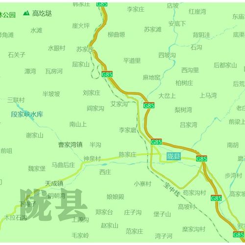 陕西省宝鸡市地图（宝鸡市地图高清版大图）